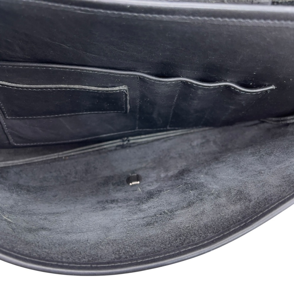 Coach Vintage Classic Black Metropolitan Crossbody Leather Briefcase | #5180 - Picture 10 of 16